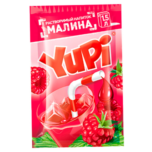 Растворимый напиток Yupi Малина   12гр