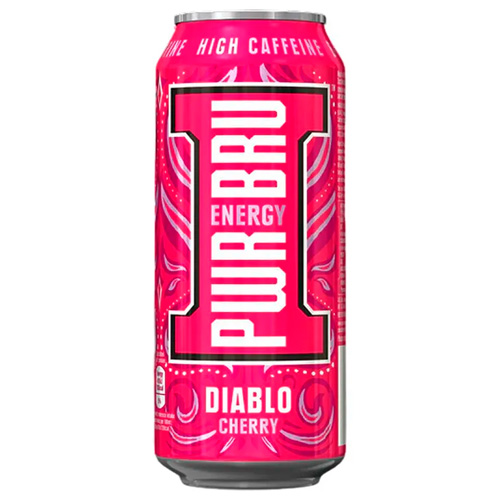 Энергетический напиток PWR BRU Diablo Cherry м  500мл