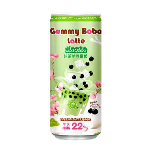 Напиток O's Bubble Gummy Boba Latte Matcha    470мл