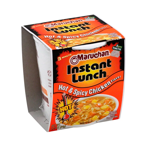 Лапша Maruchan Instant Lunch со вкусом курицы (Hot Spicy Chicken) 64гр