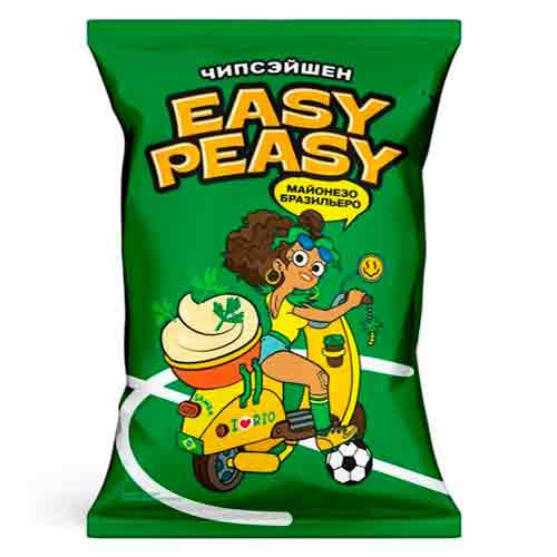 Картофель Хрустящий Easy Peasy Бразильский майонез 120гр