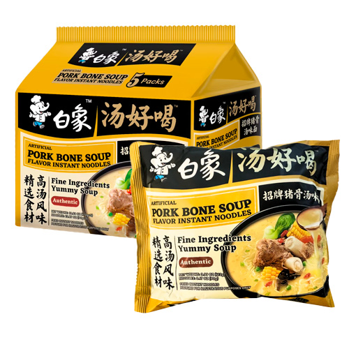 Лапша BaiXiang со вкусом супа из свиных костей   113гр