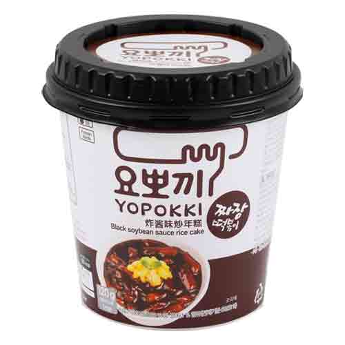 Рисовые клецки Yopokki Black Soybean sauce   120гр