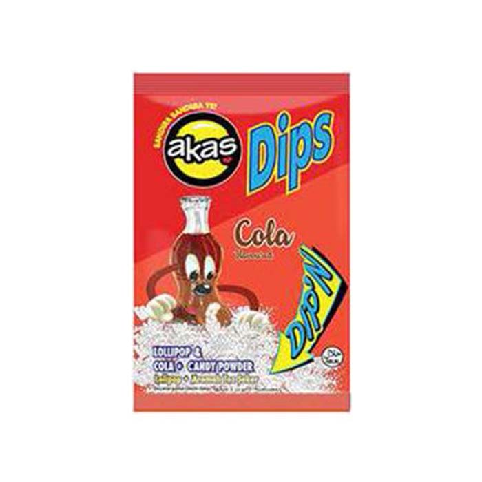 Карамель леденцовая AKAS DIPS клубника    12гр
