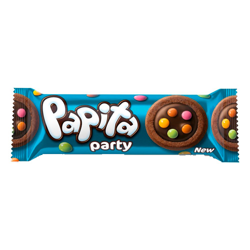 Печенье Papita Party с какао и мол.начинкой    63гр