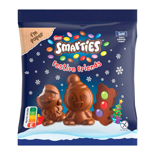 Шоколад фигурный Smarties Festive Friends   65гр