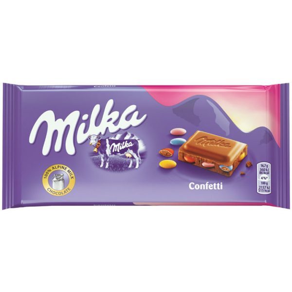 Шоколад Milka Tablet Confetti   100гр