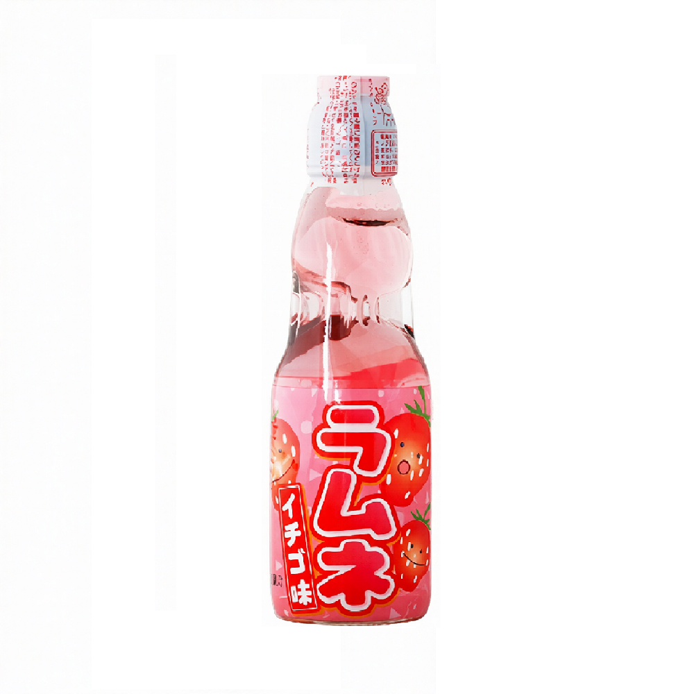 Газ.напиток Ramune со вкусом клубники м  200мл