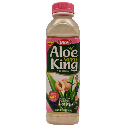 Напиток OKF Aloe Vera King персик   500мл
