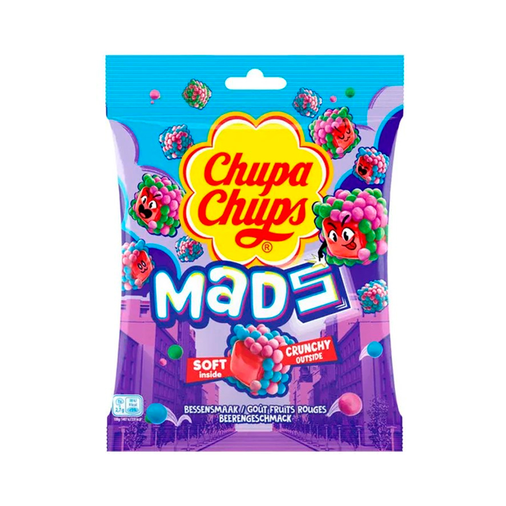 Жев.мармелад Chupa Chups Mads Berries   45гр