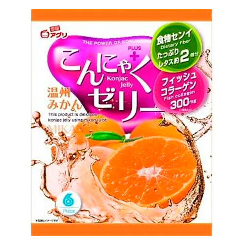 Желе Yukiguni Aguri со вкусом мандарина   96гр