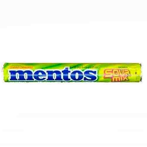 Жев.конфета Mentos Roll Sour Mix   37гр
