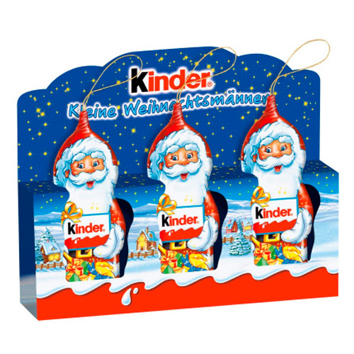 Шоколад Kinder Schokolade Weihnachts Три Санты  45гр