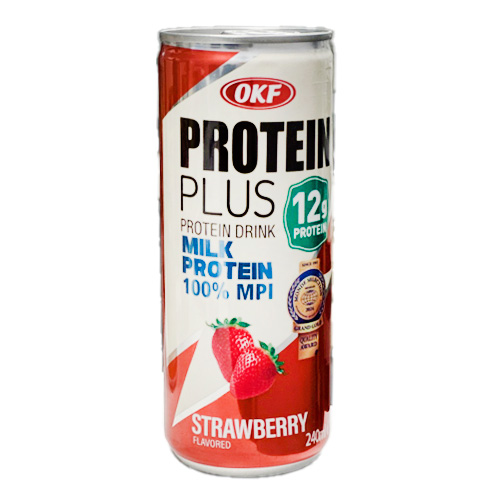 Напиток OKF Protein Plus Strawberry не маркируемый  240мл