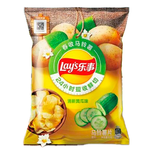 Чипсы Lay's fresh cucumber   116гр