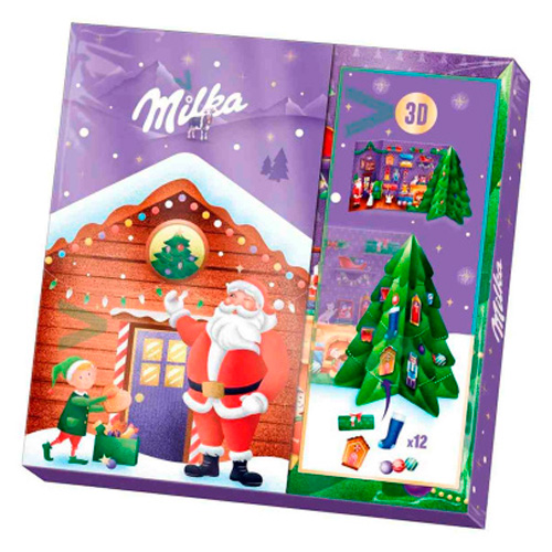 Адвент-календарь Milka 3D  складной  163гр