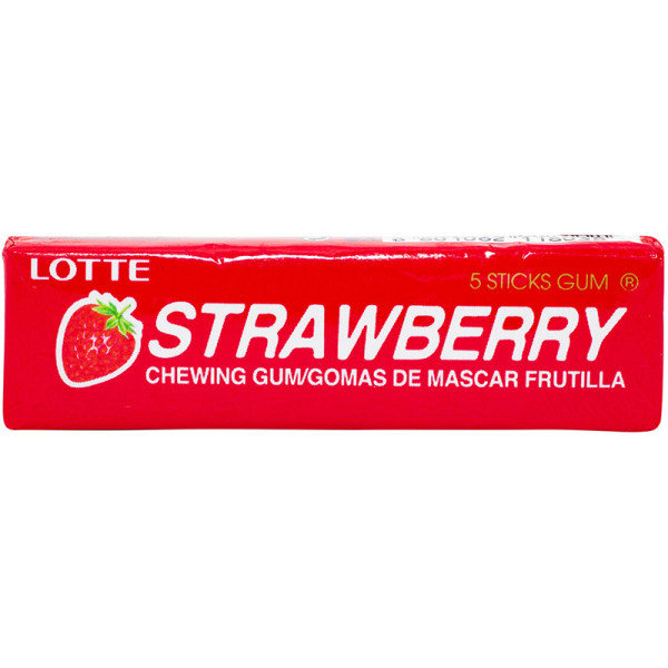 Жев.резинка Lotte Strawbbery   12,5гр