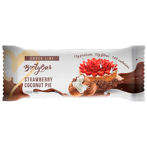 Батончик Choco Line Strawberry & Coconut Pie 50гр