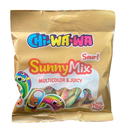 Жев.мармелад Chi-Wa-Wa Mix Gold Sunny Sour   90гр