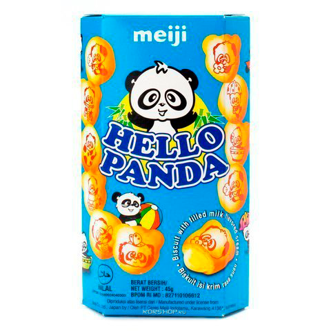 Печенье Meiji Hello Panda milk   42гр