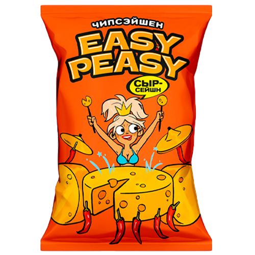 Картофель Хрустящий Easy Peasy Сыр-Сэйшн 70гр
