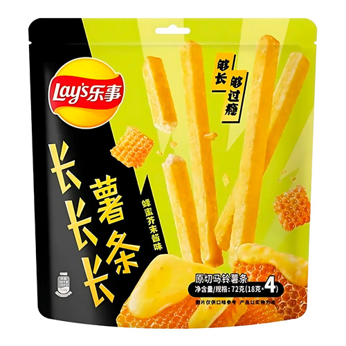 Чипсы Lay's Long French Fries Honey Mustard Sauce   72гр