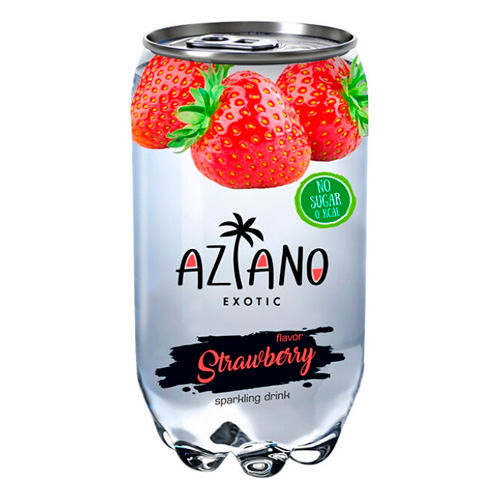 Газ.напиток Aziano Strawberry   350мл