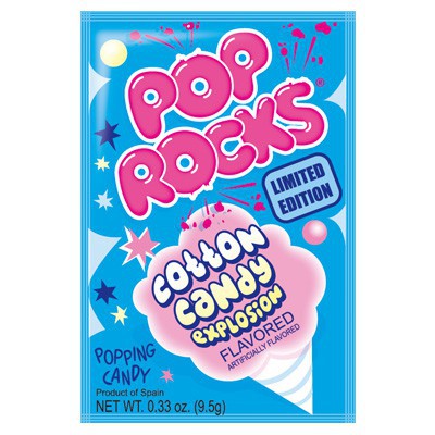 Pop Rocks Cotton Candy Шипучие Конфеты 9,5гр