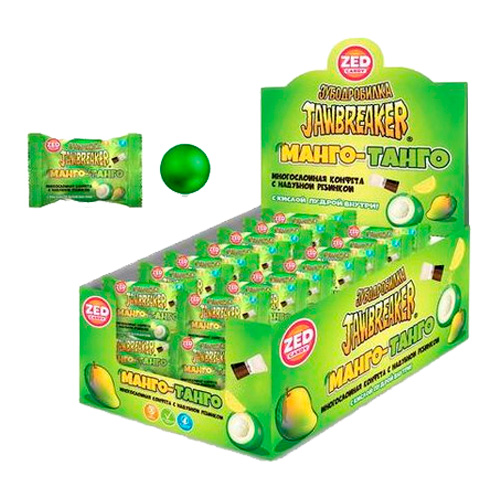 Зубодробилка Jawbreaker со вкусом манго, лимона   8,5гр