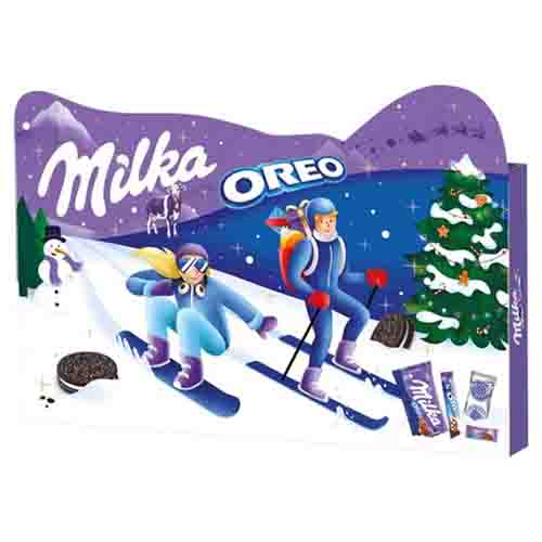 Печенье Milka & Oreo Christmas Weihnachts   182гр