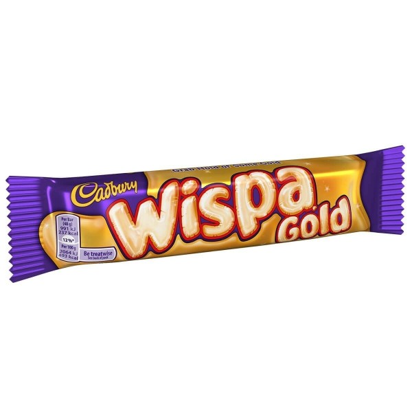 Шоколадный батончик Cadbury Wispa Gold   48гр